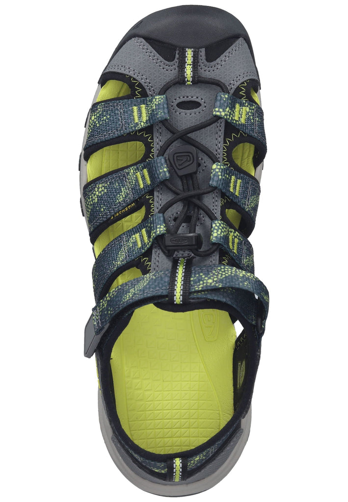 Keen Wanderschuhe Lederimitat/Textil Blau/Grau