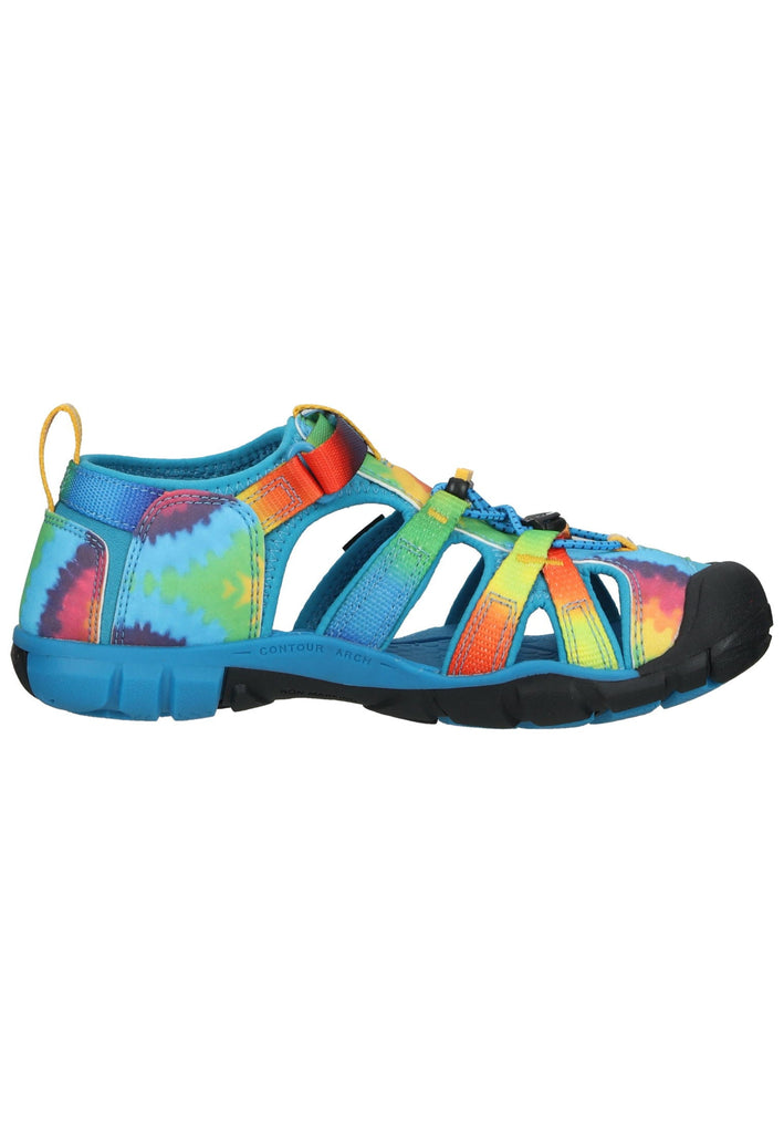 Keen Wanderschuhe Lederimitat/Textil Blau/Multi
