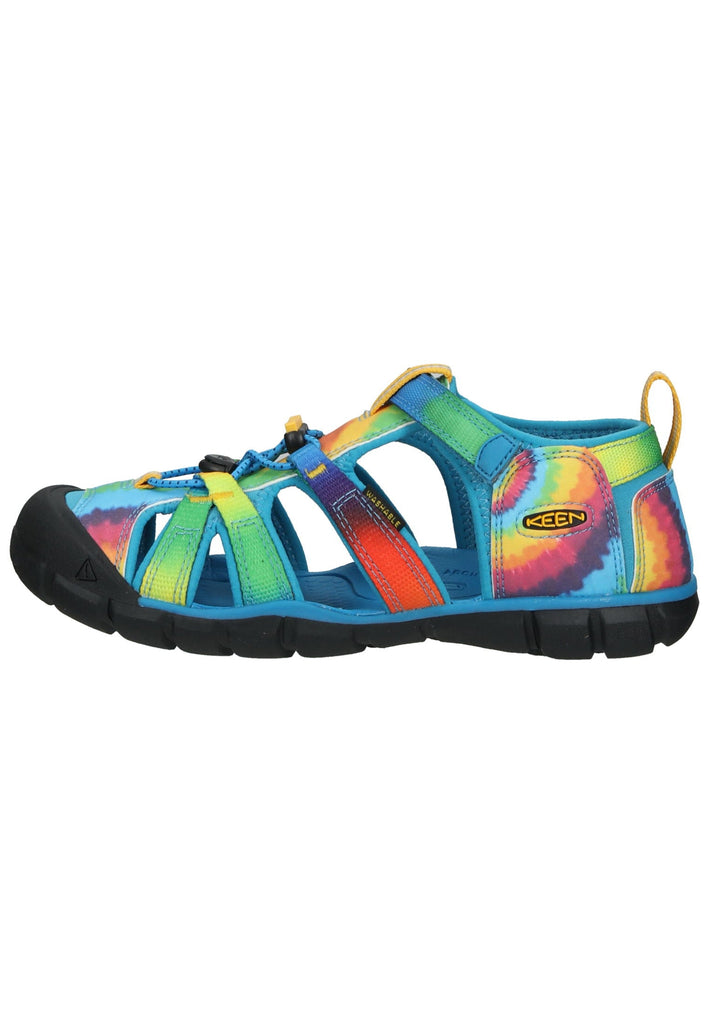 Keen Wanderschuhe Lederimitat/Textil Blau/Multi