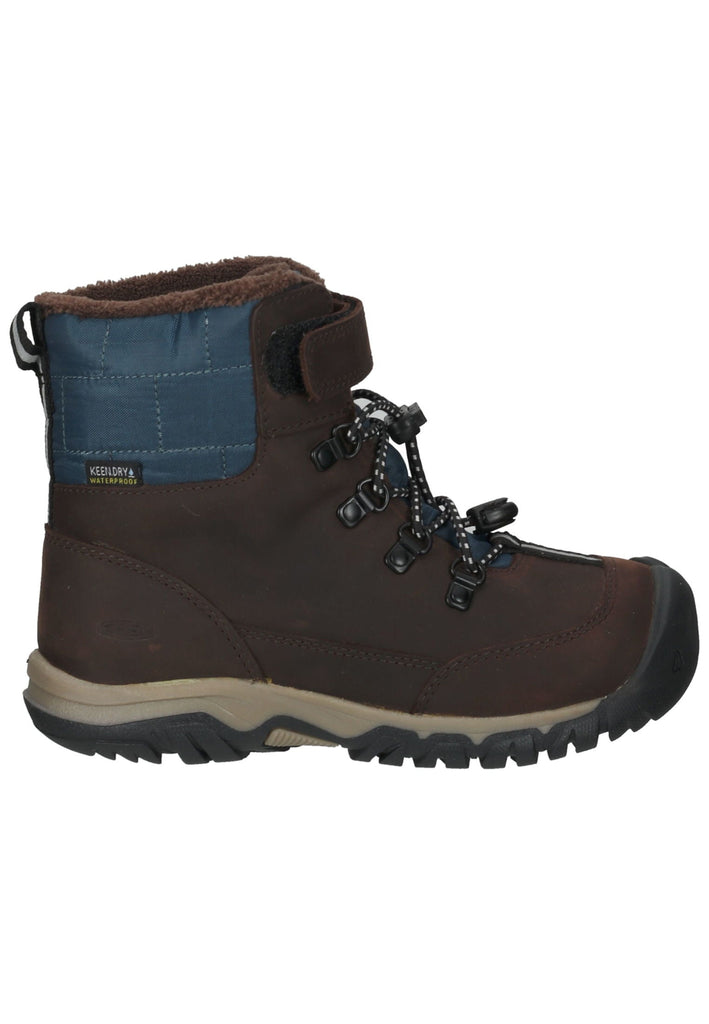 Keen Wanderschuhe Lederimitat/Textil Braun