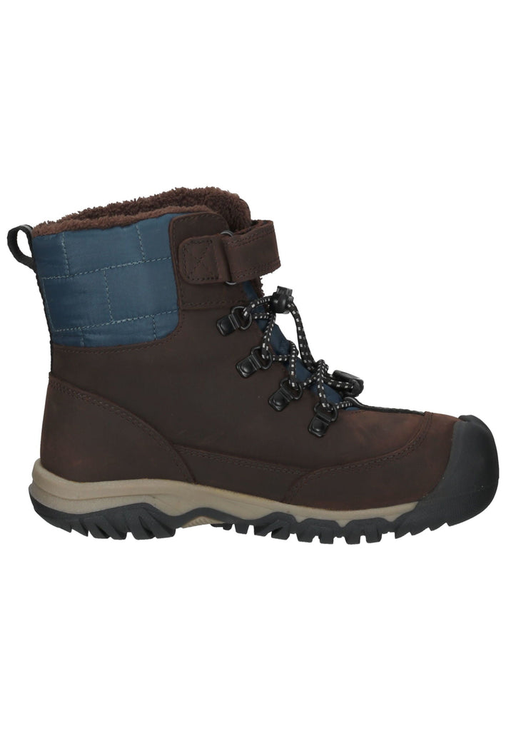 Keen Wanderschuhe Lederimitat/Textil Braun