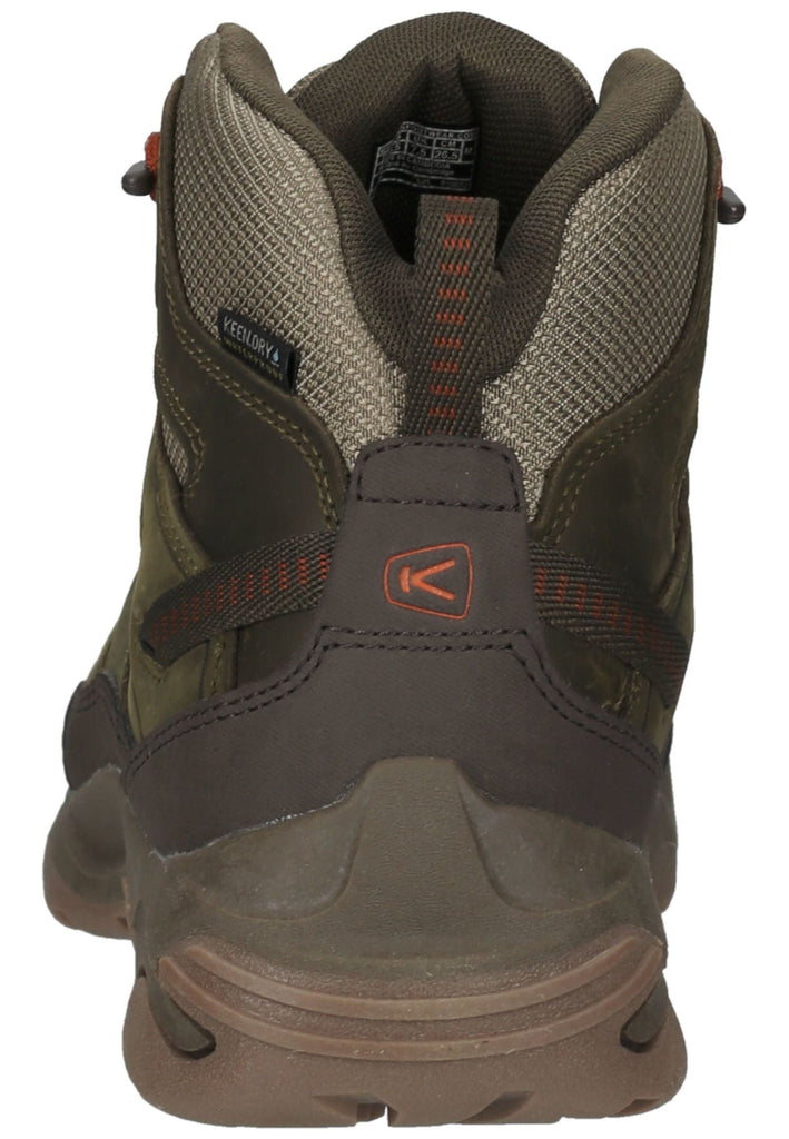 Keen Wanderschuhe Lederimitat/Textil Dunkelgrün