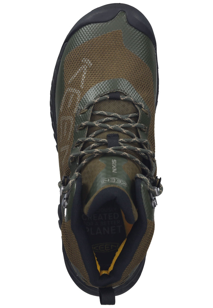 Keen Wanderschuhe Lederimitat/Textil Dunkelgrün