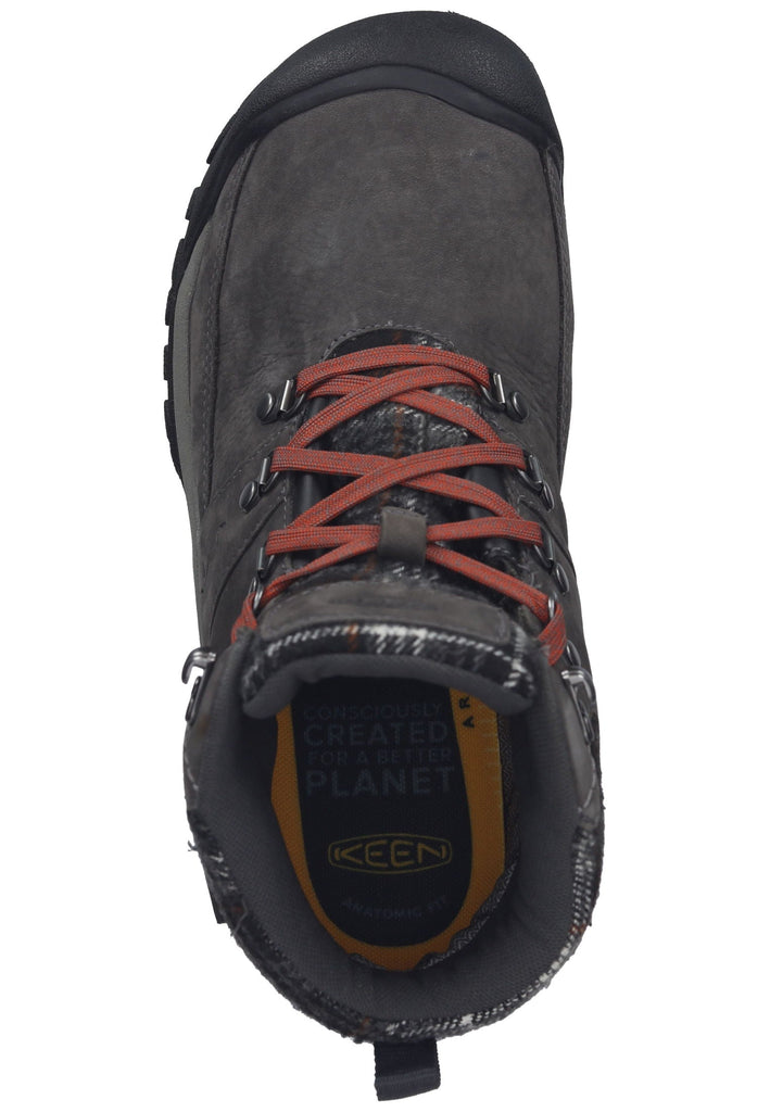 Keen Wanderschuhe Lederimitat/Textil Grau
