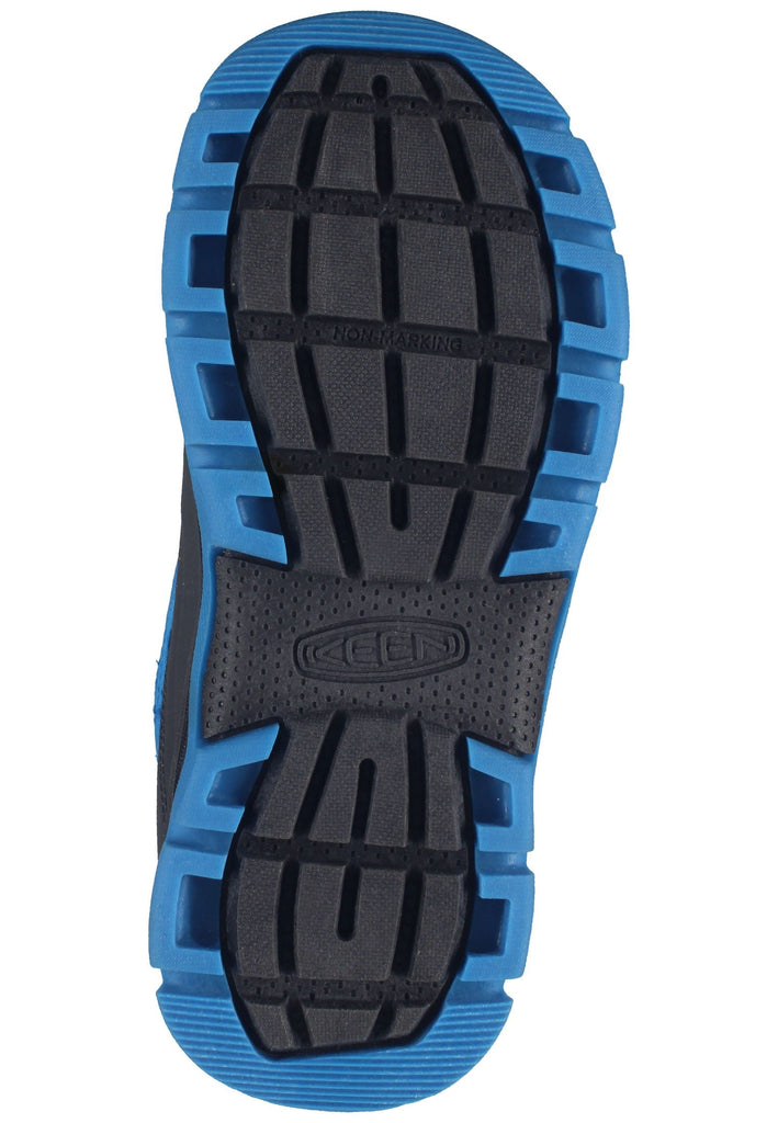 Keen Wanderschuhe Lederimitat/Textil Grau/Blau Warmfutter