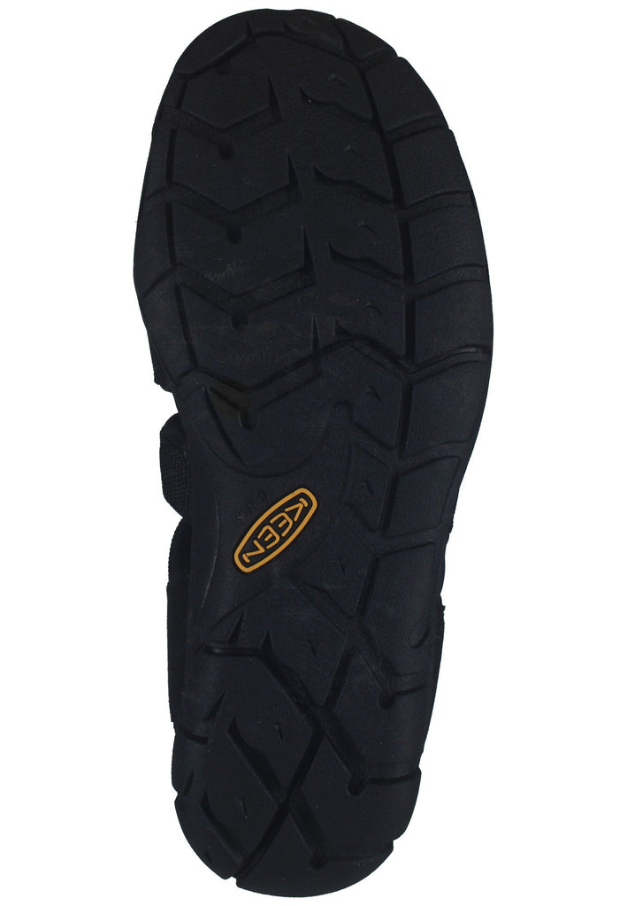 Keen Wanderschuhe Lederimitat/Textil Schwarz/Schwarz