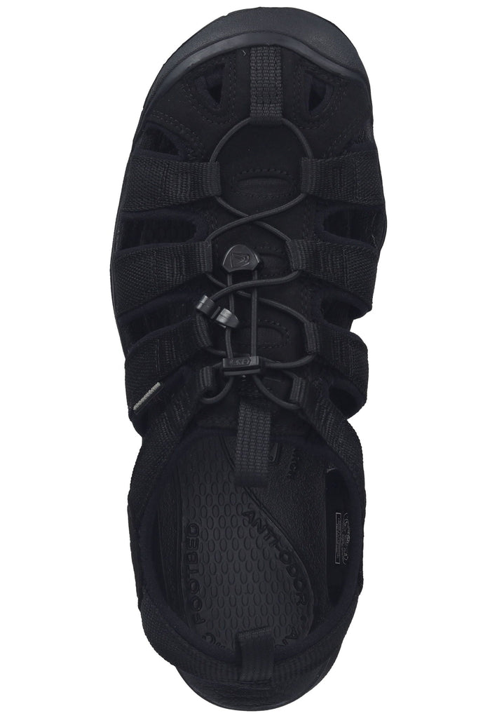 Keen Wanderschuhe Lederimitat/Textil Schwarz/Schwarz