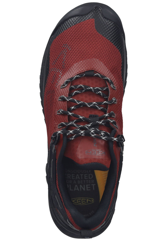 Keen Wanderschuhe Polyester Schwarz/Rot