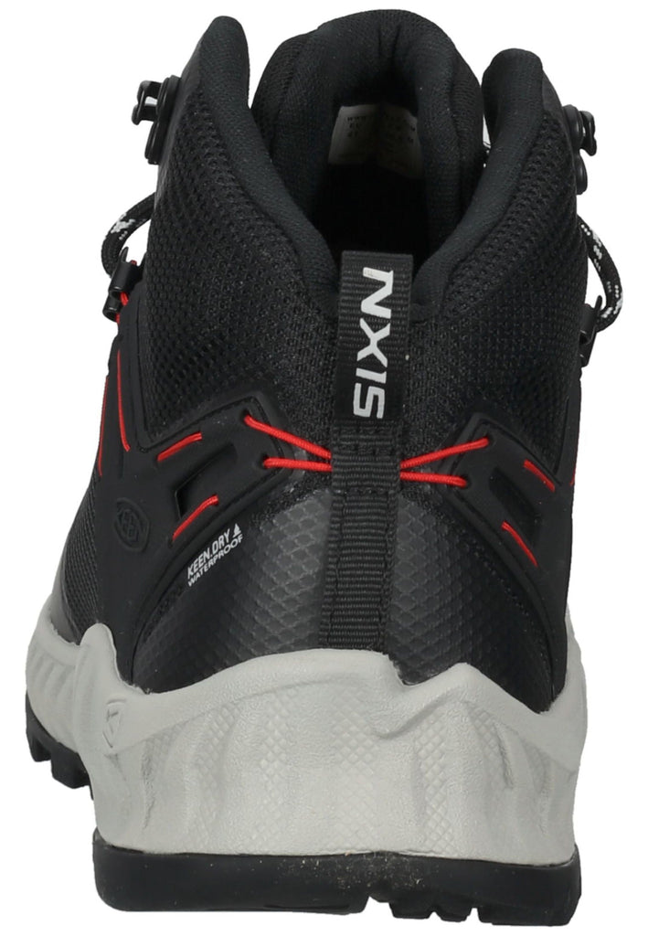 Keen Wanderschuhe Synthetik/Textil Schwarz/Rot