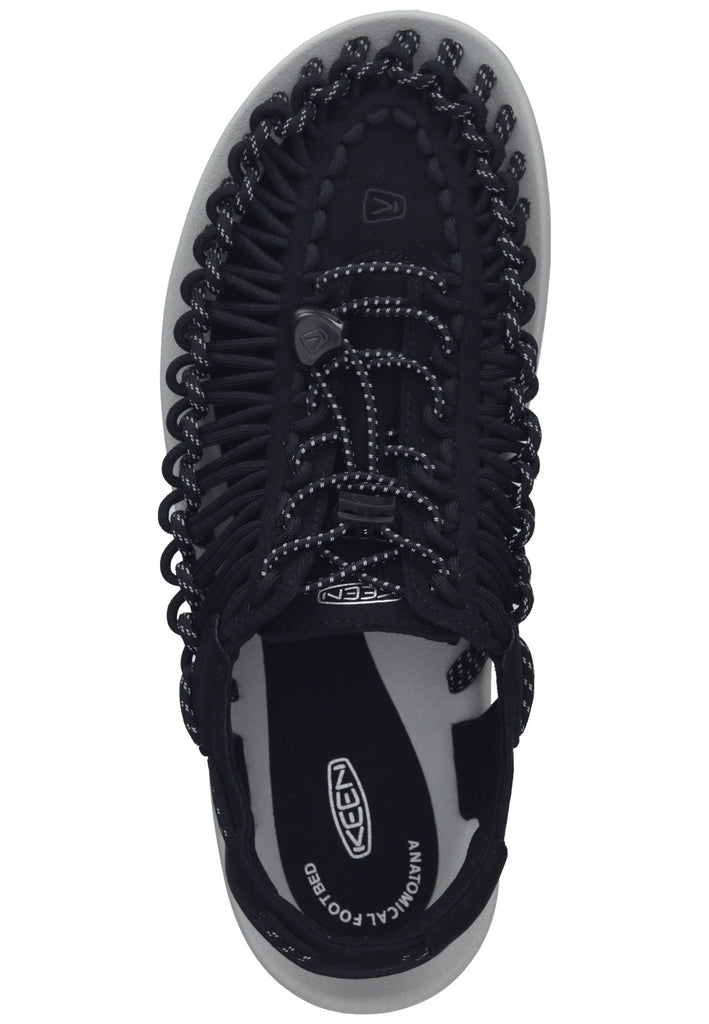 Keen Wanderschuhe Textil Schwarz/Silber