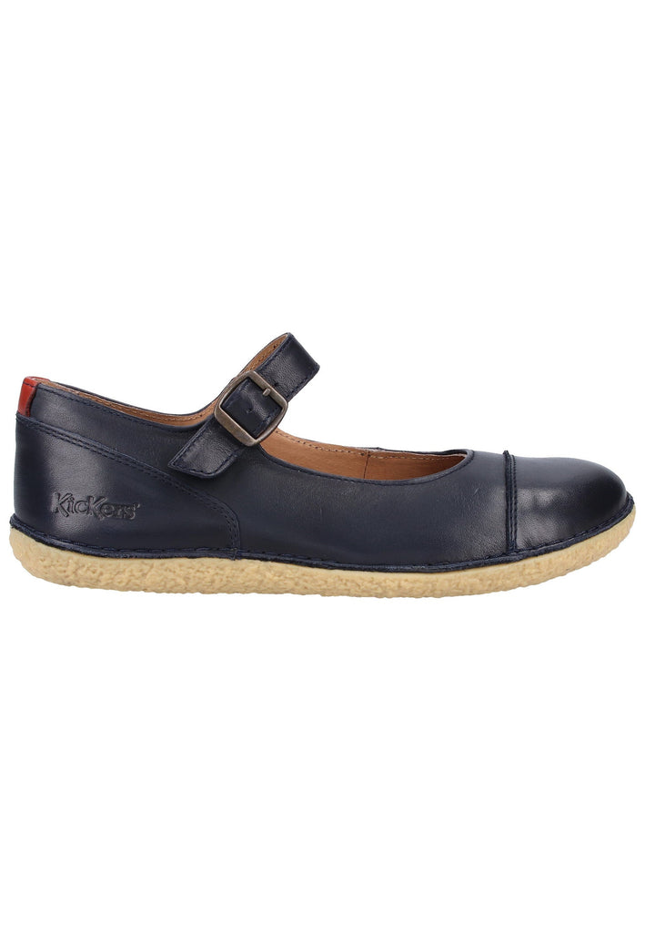Kickers Ballerinas Leder Dunkelblau