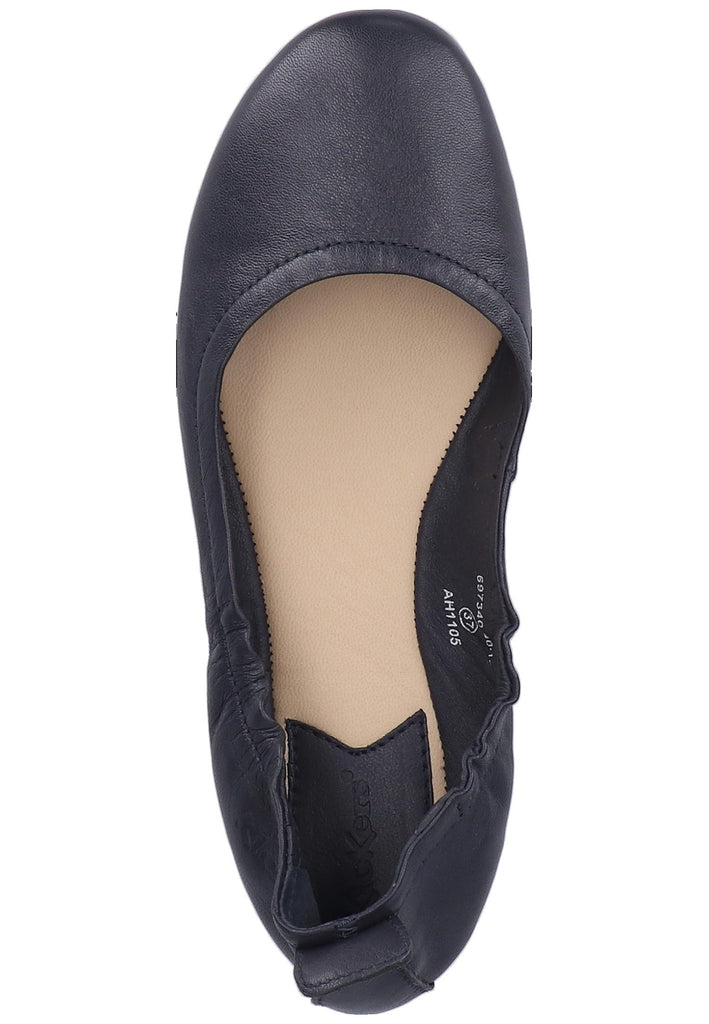 Kickers Ballerinas Leder Dunkelblau
