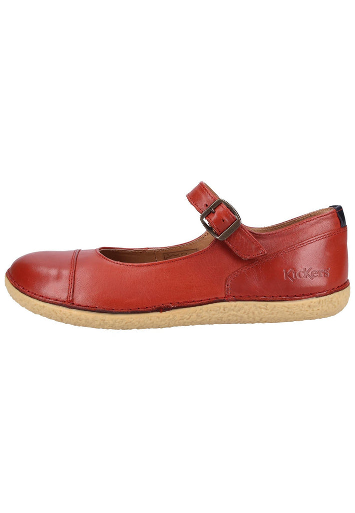 Kickers Ballerinas Leder Rot