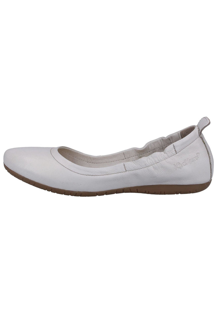 Kickers Ballerinas Leder Weiß