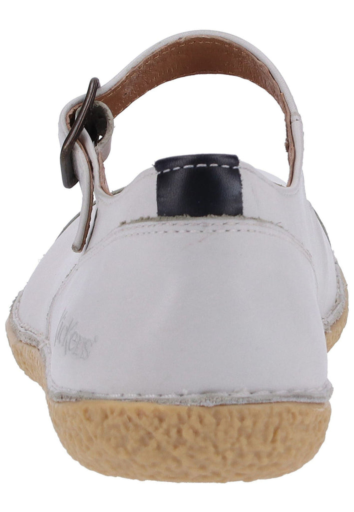 Kickers Ballerinas Leder Weiß