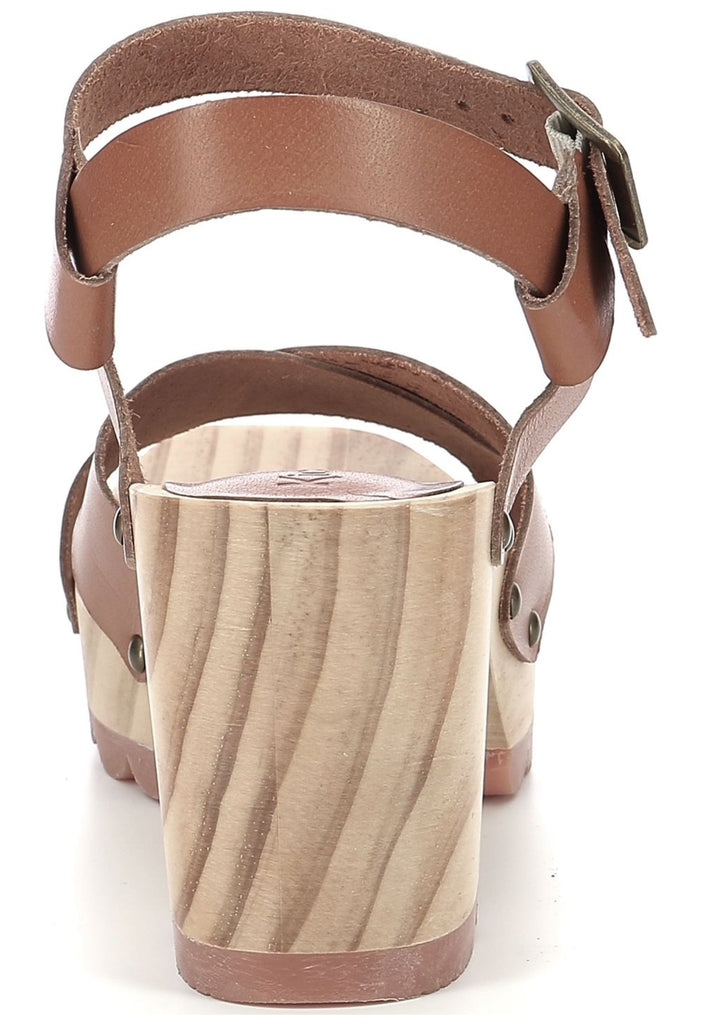 Kickers Clogs Leder Camel