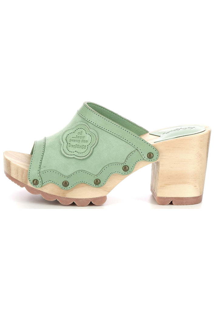 Kickers Clogs Leder Mint