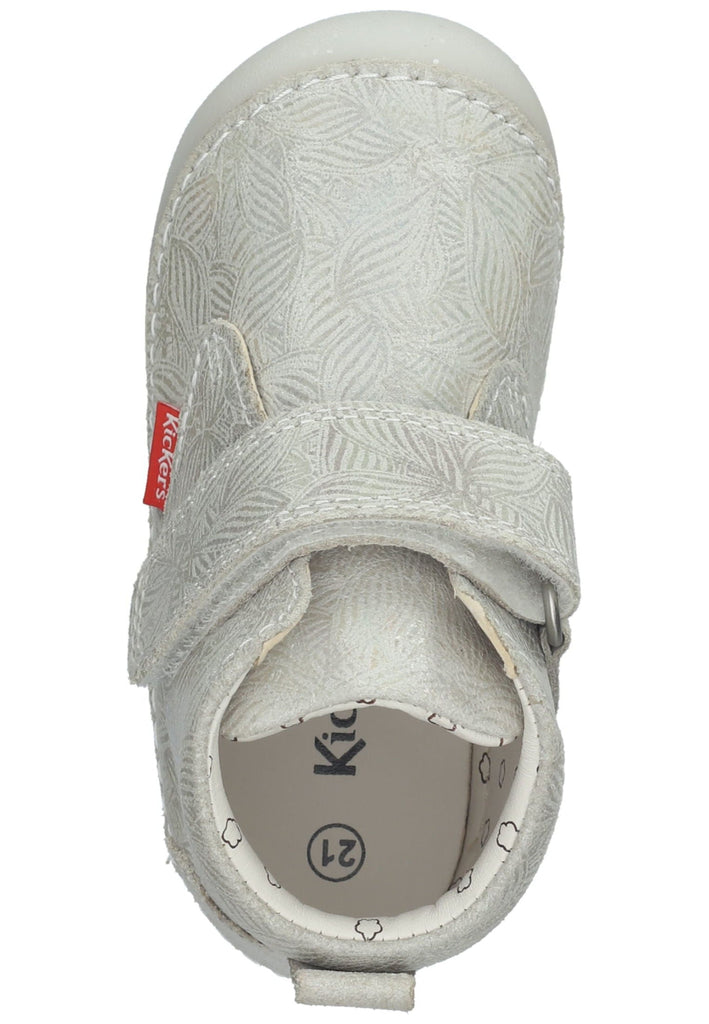 Kickers Halbschuhe Leder Beige