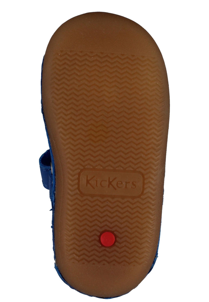 Kickers Halbschuhe Leder Blau