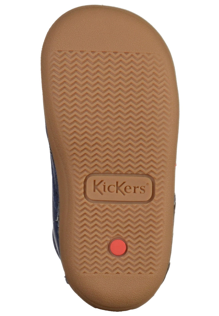 Kickers Halbschuhe Leder Blau