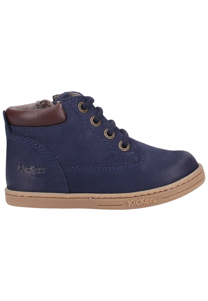 Kickers Halbschuhe Leder Blau