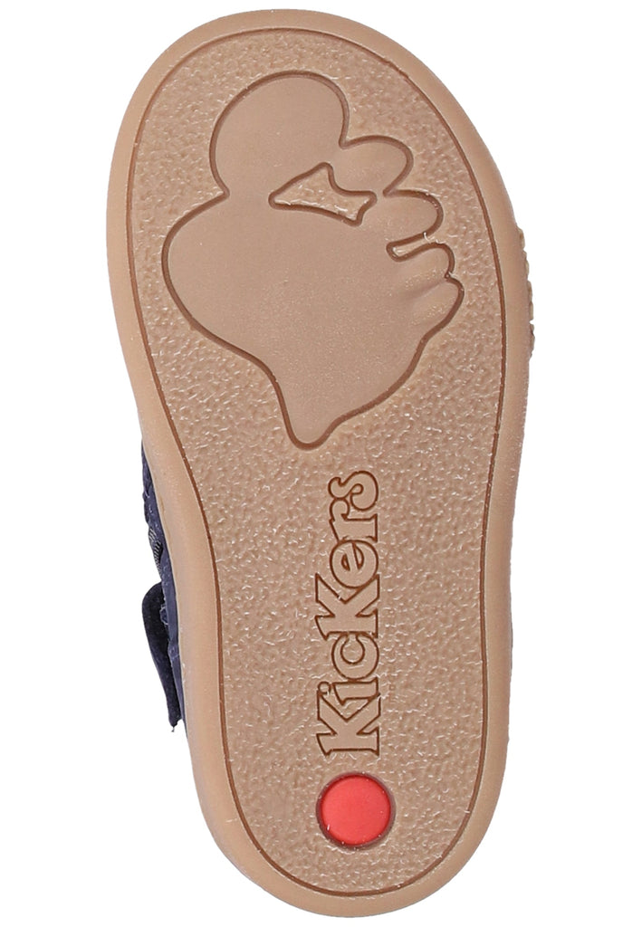 Kickers Halbschuhe Leder Blau