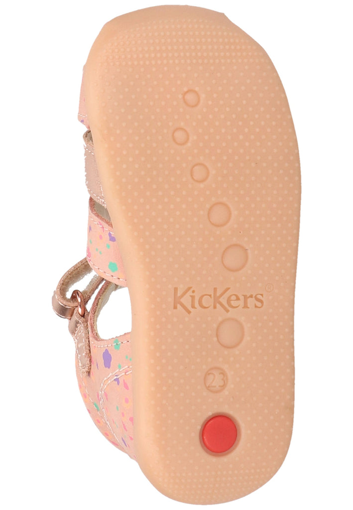 Kickers Halbschuhe Leder Rose Metallic