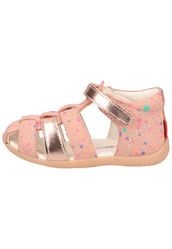 Kickers Halbschuhe Leder Rose Metallic