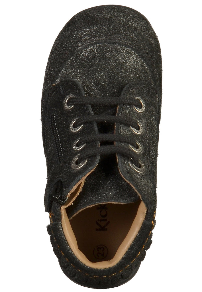 Kickers Halbschuhe Leder Schwarz