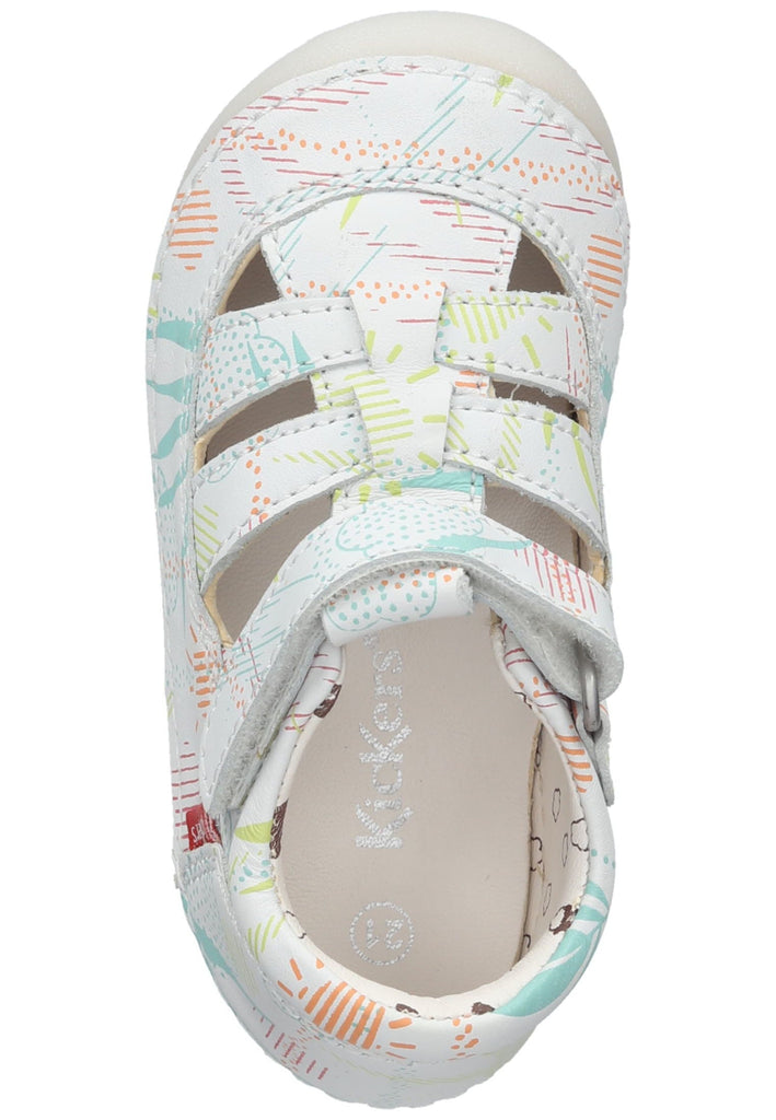 Kickers Halbschuhe Leder Weiß