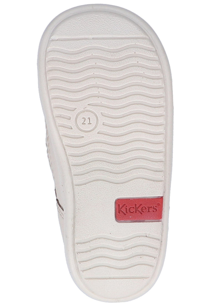 Kickers Halbschuhe Leder Weiß