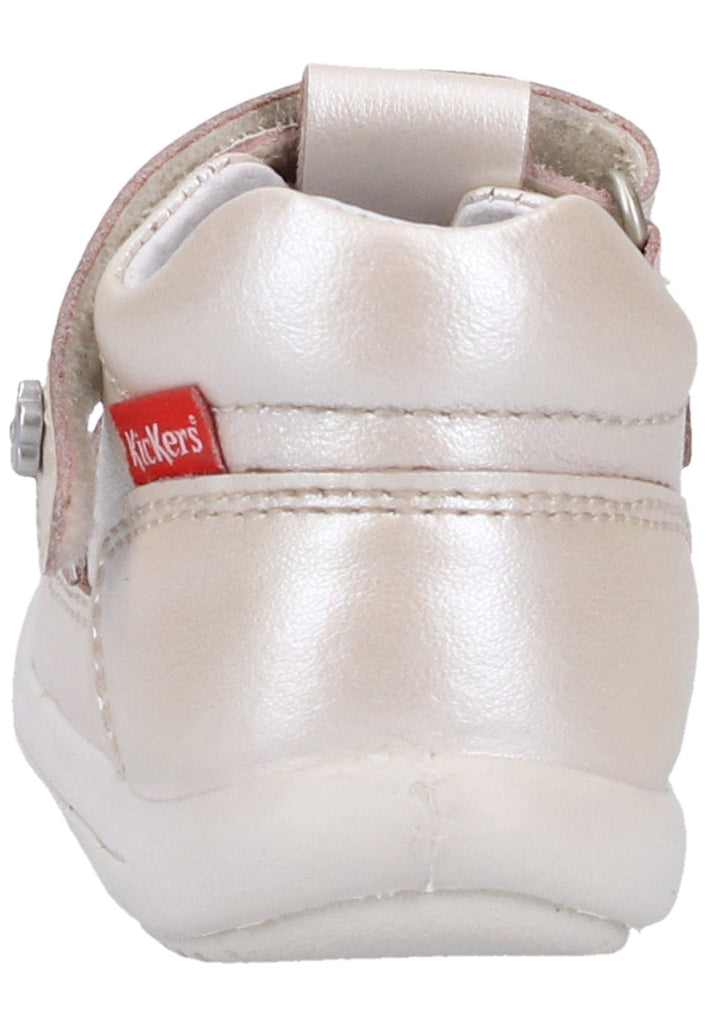 Kickers Halbschuhe Leder Weiß