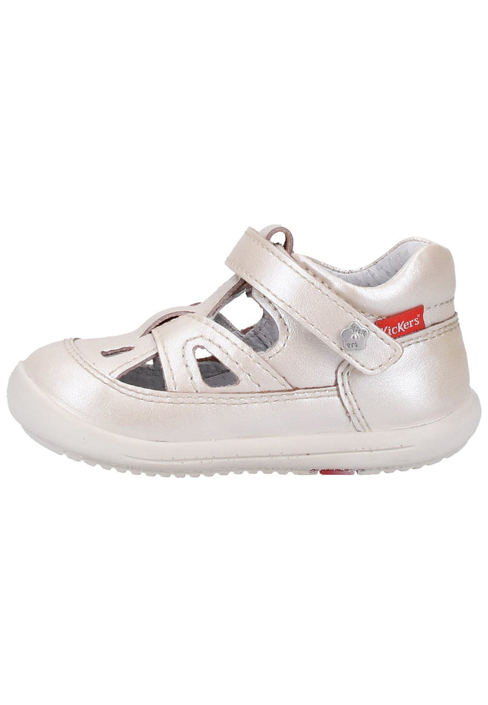 Kickers Halbschuhe Leder Weiß