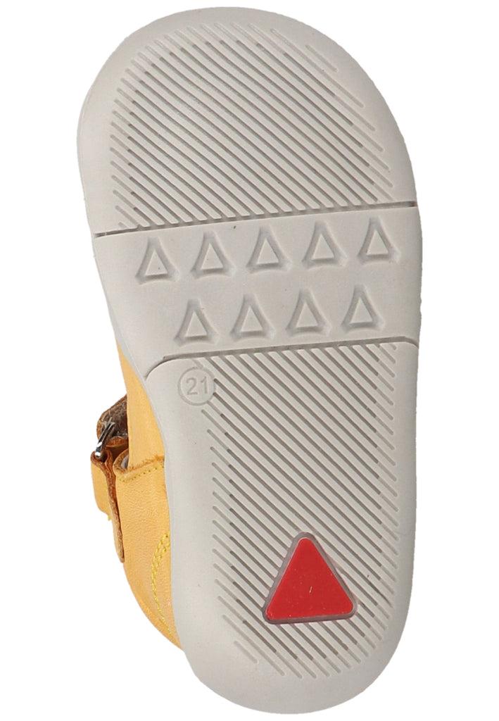 Kickers Halbschuhe Nappaleder Blau/Gelb