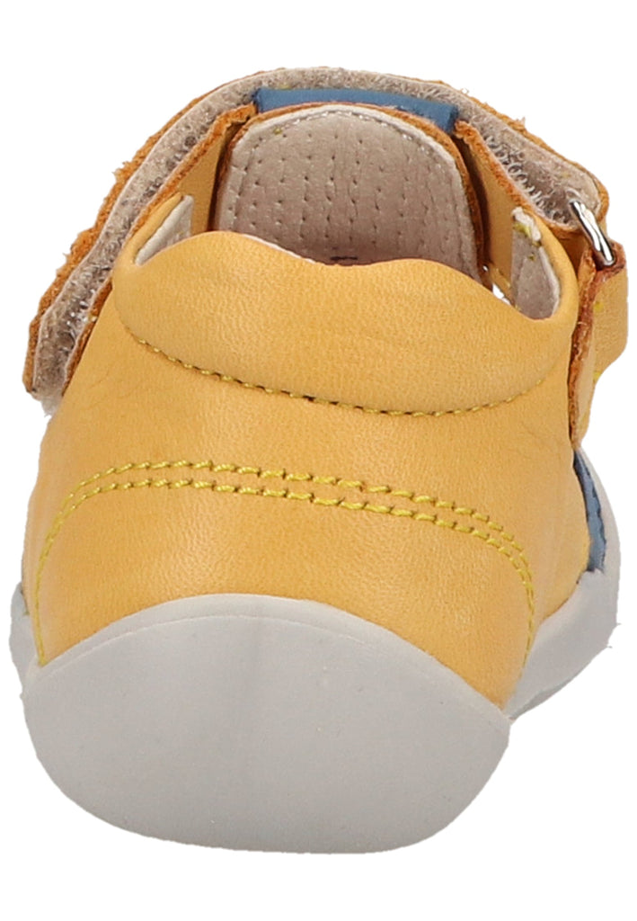 Kickers Halbschuhe Nappaleder Blau/Gelb