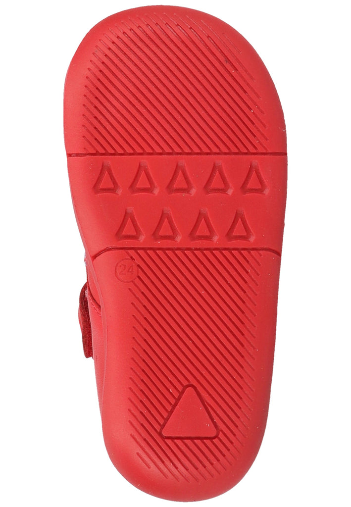 Kickers Halbschuhe Nappaleder Rot/Braun