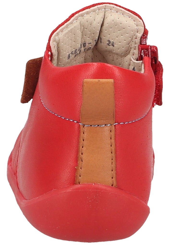 Kickers Halbschuhe Nappaleder Rot/Braun