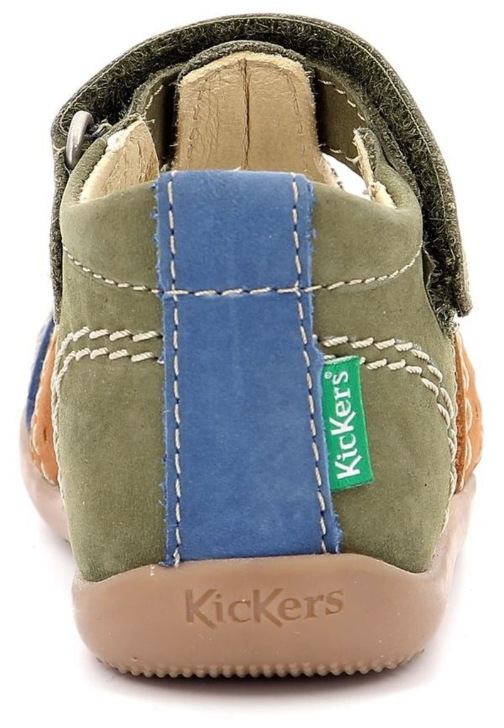 Kickers Halbschuhe Nubukleder Khaki