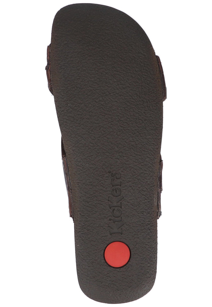 Kickers Pantoletten Leder Braun
