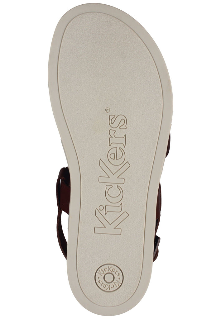 Kickers Pantoletten Leder Braun