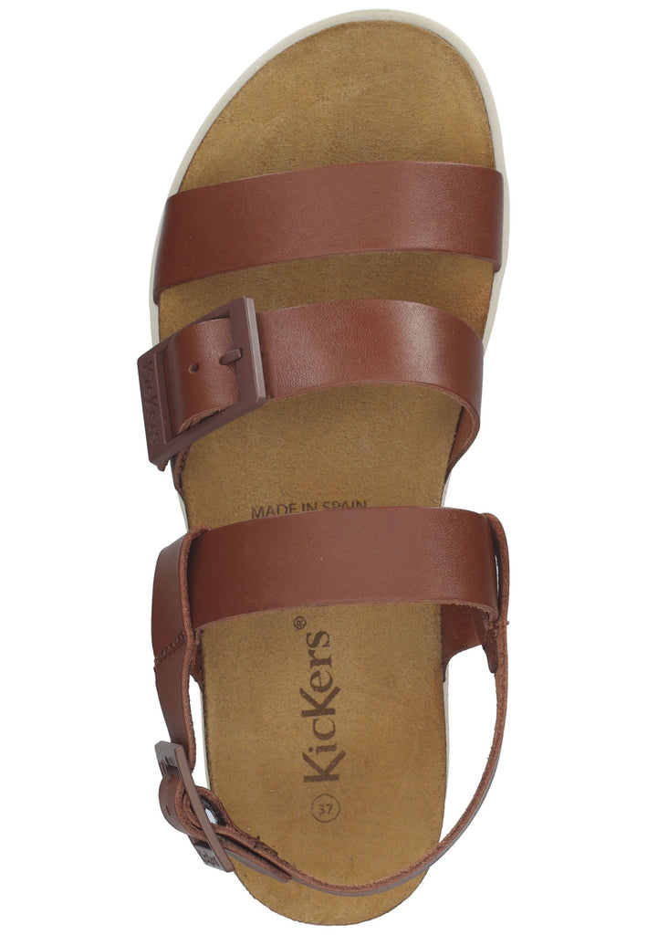 Kickers Pantoletten Leder Braun