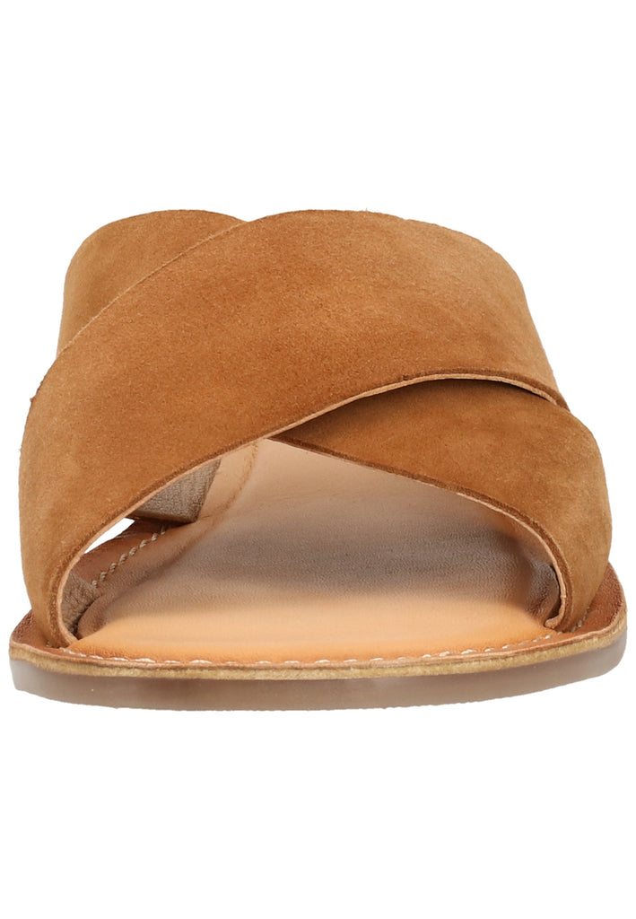 Kickers Pantoletten Leder Camel