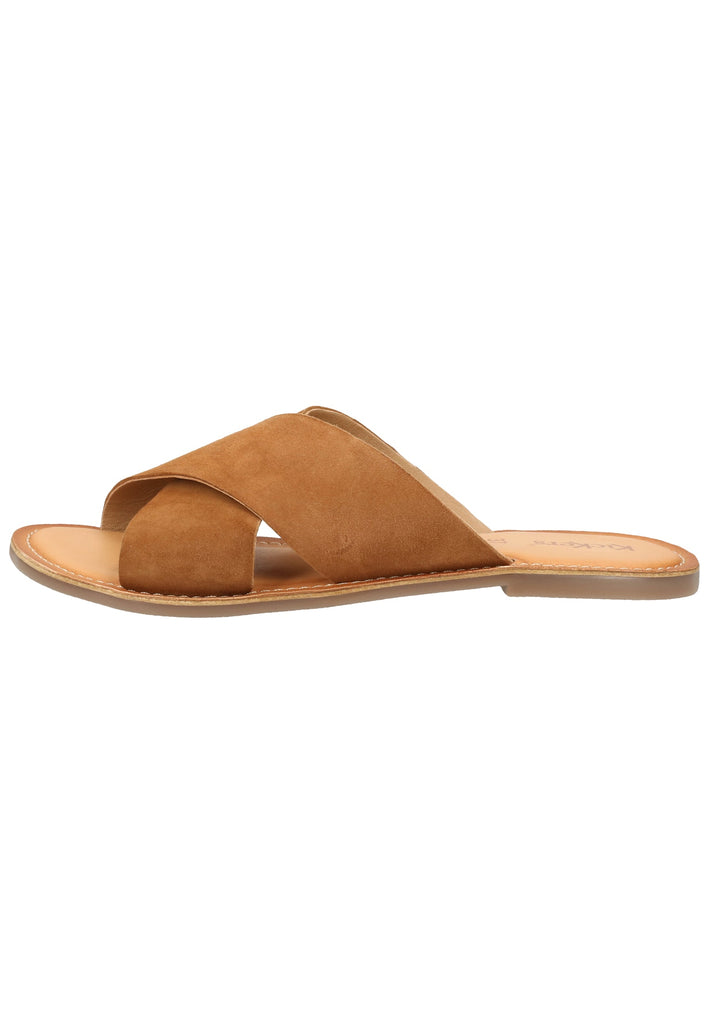 Kickers Pantoletten Leder Camel