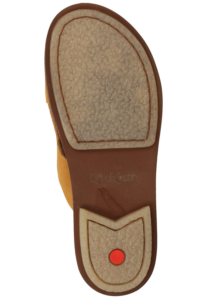 Kickers Pantoletten Leder Gelb