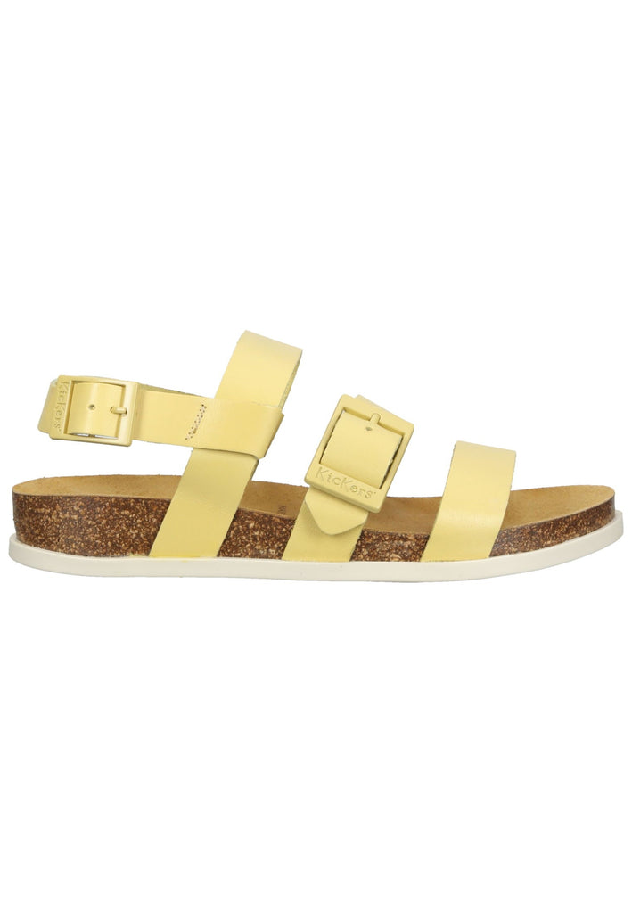 Kickers Pantoletten Leder Gelb