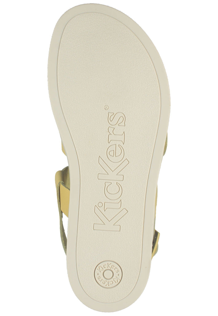 Kickers Pantoletten Leder Gelb