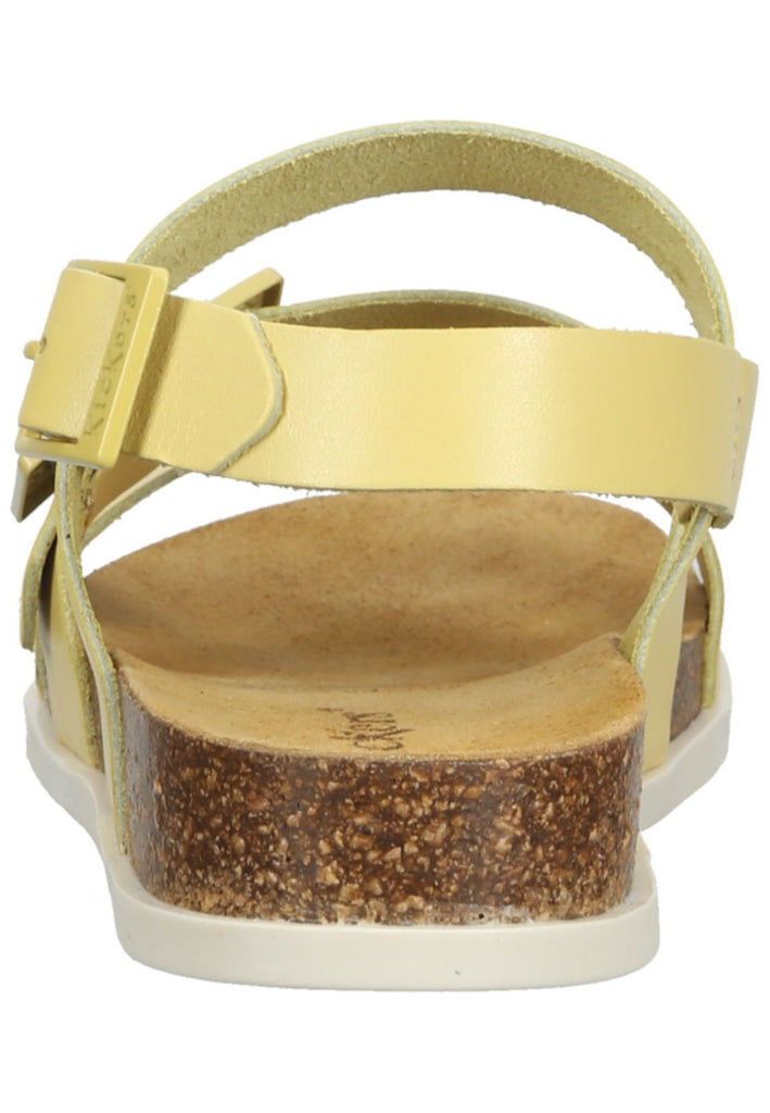 Kickers Pantoletten Leder Gelb