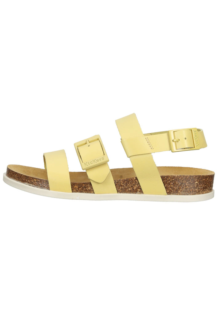 Kickers Pantoletten Leder Gelb