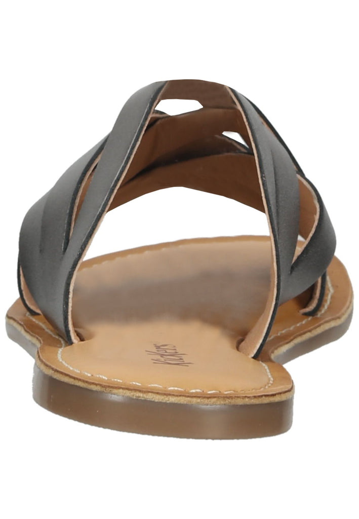 Kickers Pantoletten Leder Grau