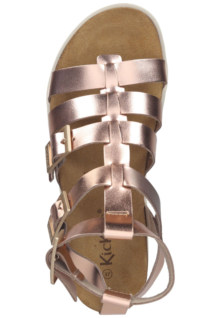 Kickers Pantoletten Leder Rose